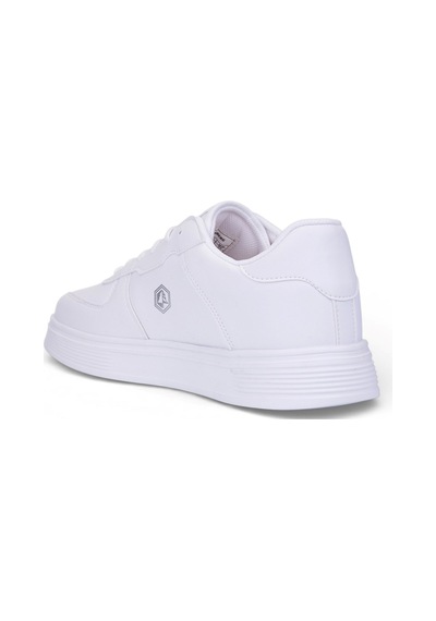 Nstil Unisex Spor Ayakkabı Rahat Yumuşak Taban Kaymaz Günlük Bağcıklı Sneaker 408 Beyaz