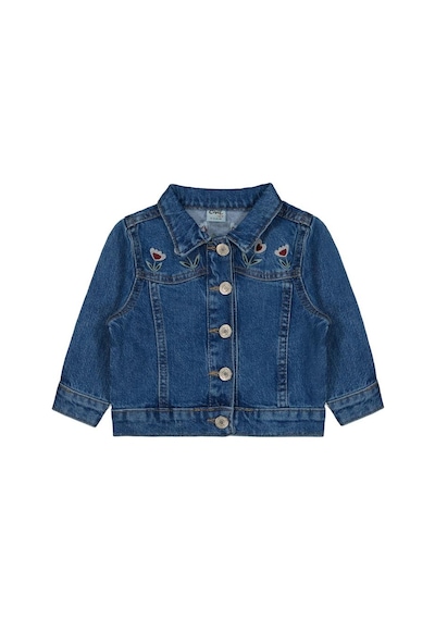 Civil Baby Çiçek Nakışlı 9-18 Ay Ceket - Mavi Açık Mavi