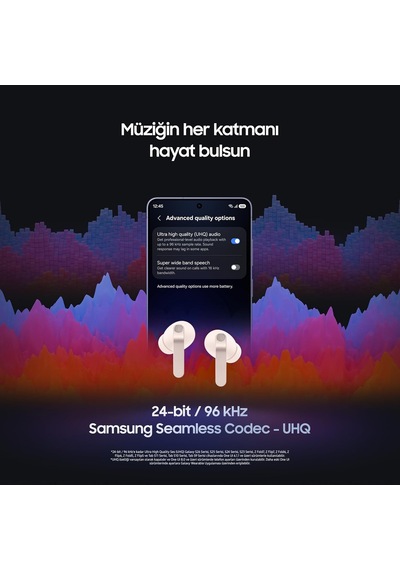 Galaxy Buds4 Pro Bluetooth Kulaklık, Altın, Metal Gövde, 2 Yollu Hoparlör & Çift Amplifikatör, Geliştirilmiş Anc, Adaptif Gürültü Kontrolü
