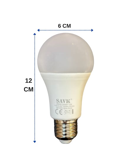 Şavk 12w 4000k Günışığı E27 Duylu Led Ampul 10 Adet