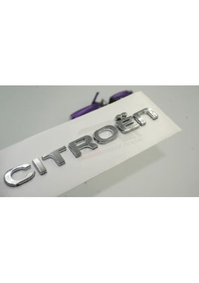 Citroen C4 C5 B7 Bagaj Krom Abs 3M 3D Yazı Logo Amblem