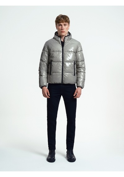 Regular Fit Erkek Mont Dark Stone