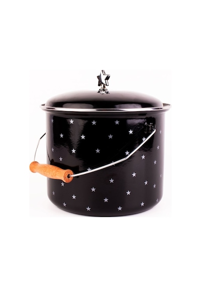 Star Emaye Bakraç 22cm 5litre Siyah