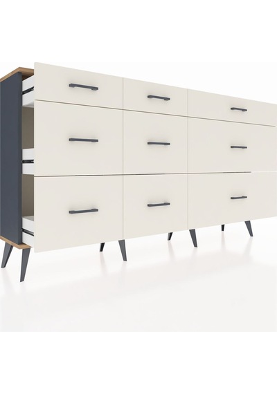 Arges Konsol 9 Çekmeceli 176x30x99 Antrasit-çam/aytaşı Atlas Çam/aytası - Antrasıt Arges Konsol 9 Çekmeceli 176x30x99 Antrasit-çam/aytaşı Atlas Çam/aytası - Antrasıt