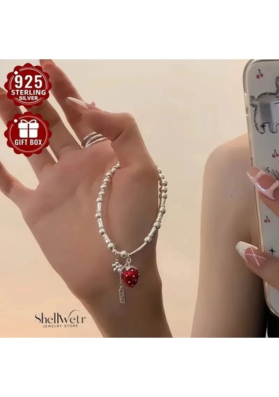 Berry Bliss 925 Ayar Gümüş Kaplama Bileklik Sevdiklerinize En Özel Hediye Çok Renkli
