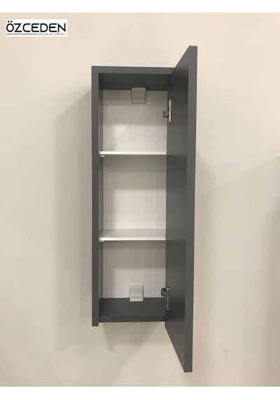 Çok Amaçlı Banyo Mutfak Dolabı 70Cm Mdf Antrasit Gri Mat Renkli (546030482) Antrasit