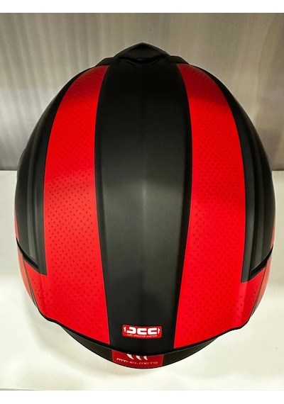 Kask Mt Genesis Sv Cave A5 Çene Açılır Motosiklet Kaskı Mat Siyah - Kırmızı