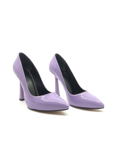 Feles Kalem Topuklu Kadın Stiletto Ayakkabı Lila