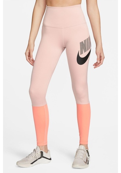 Nike One High Waisted Training Leggings Yüksek Belli Toparlayıcı 2cepli Tayt Pembe