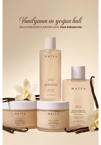 Vanilla Butter Besleyici Vanilya & Badem Vücut Peelingi 300 Gr