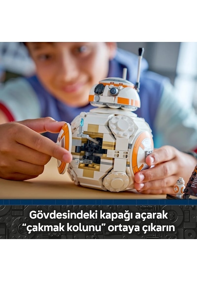 LEGO® Star Wars™ BB-8™ Astromech Droidi 75452 - 10 Yaş ve Üzeri Çocuklar için Figür İçeren Yaratıcı Oyuncak Yapım Seti (569 Parça)