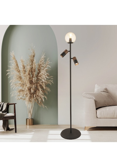 Mirela 3'lü Modern Spot Başlıklı Modern Oturma Odası Köşe Salon Lambader Diğer