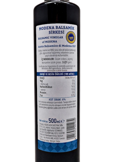 Acetum Aceto Modena Balsamik Sirke 500 ML