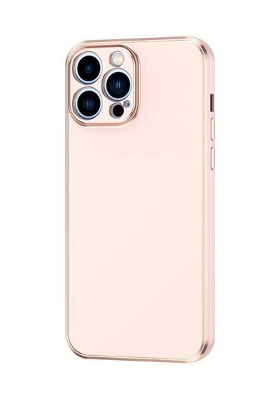 Zore İphone 13 Pro Max Uyumlu Nvth Bark Kılıf-rose Gold