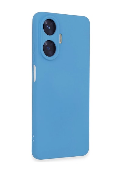 Uryport Realme C55 Kılıf Nano İçi Kadife Silikon - Mavi