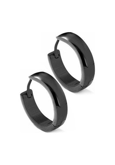 Ince Halka Erkek Bayan Unisex Çelik Küpe Çifti 3 MM 3 Renk Mse6