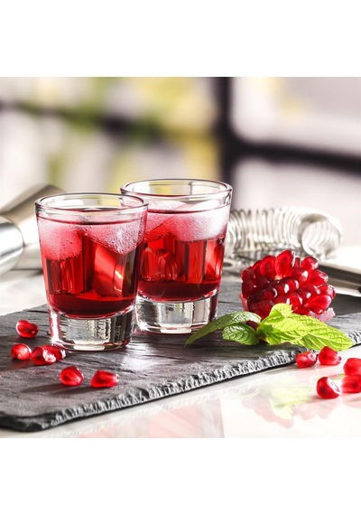 Chill 6'lı Kahve Yanı Su Bardağı Çok Renkli
