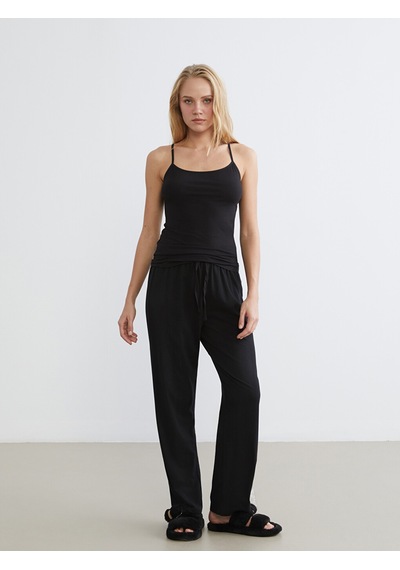 Lcw Dream Siyah Beli Lastikli Kadın Pijama Alt