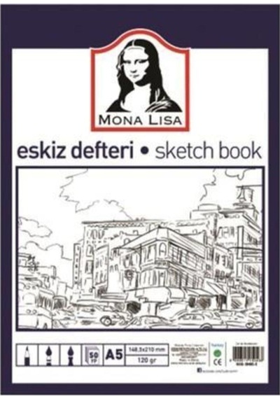 Mona Lisa Eskiz Defteri A5 120 Gr - 50 Yaprak