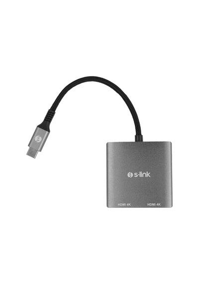 S-link Swv-usbc026 Type-c To Çift Hdmı Çevirici Hdmı Dönüştürücü