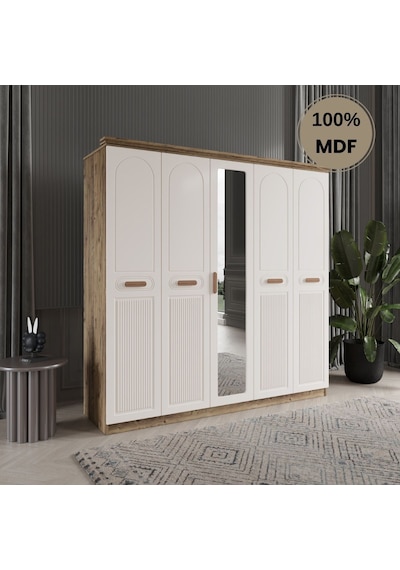 Pera 5 Kapak Mdf Gardırop Aytaşı