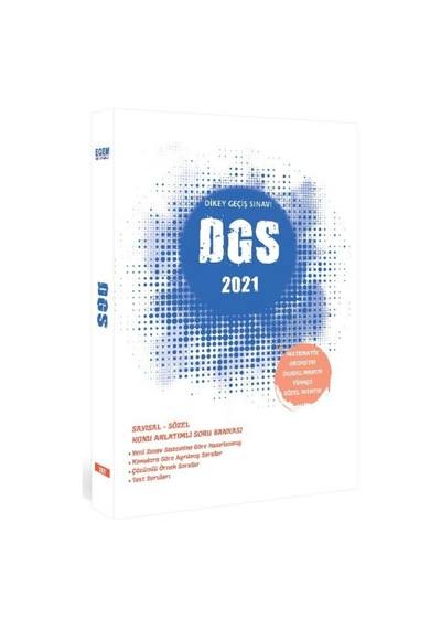 Dgs Konu Anlatımlı Soru Bankası 2021 / Kolektif / Egem Eğitim Yayınları / 9786054871131