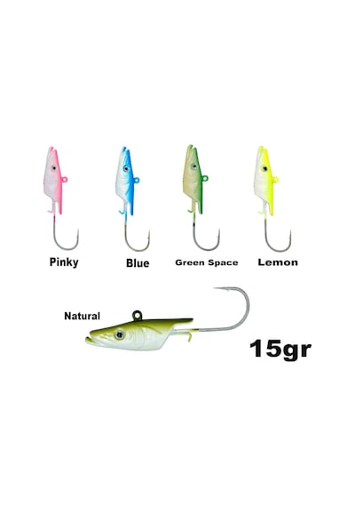 Fujin Salt Eel 15Gr Jighead (2'Li)