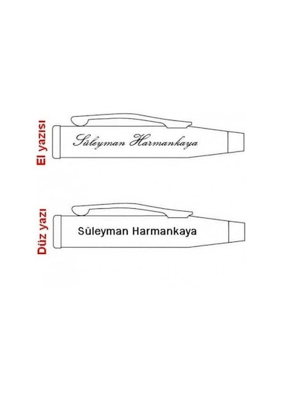Scrikss 62Kahve Tükenmez Kalem Baskı