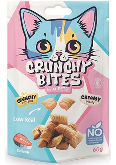M-pets Crunchy Bites Somonlu Kedi Ödül Maması 60 Gr 244-30052.01