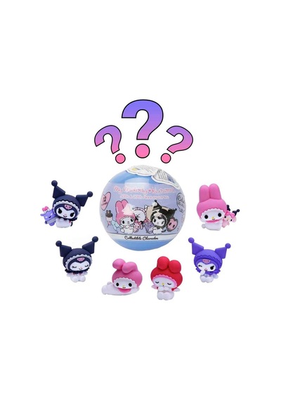 My Melody Ve Kuromi 3d Sürpriz Figür 5 Cm Yumuşak Dokulu Koleksiyon Oyuncağı - 1 Adet