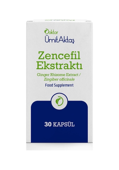 Dr. Ümit Aktaş Zencefil Ekstraktı 30 Kapsül