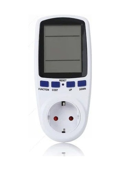 Wattmetre Priz Tipi 16A 3680W Enerji Sarfiyat Ölçer