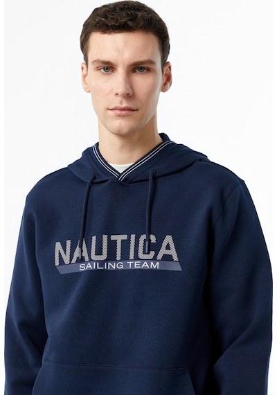 Nautica Erkek Lacivert Regular Fit Sweatshirt Çizgili K47041t Lacivert