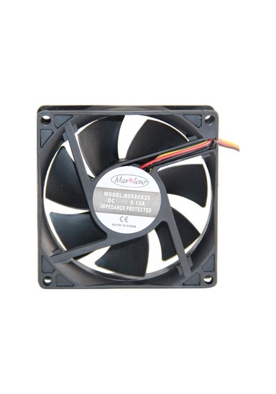 24v Dc 0.10a 2 Pin Soğutma Fanı 80x80x25mm Soğutucu Sessiz Fan
