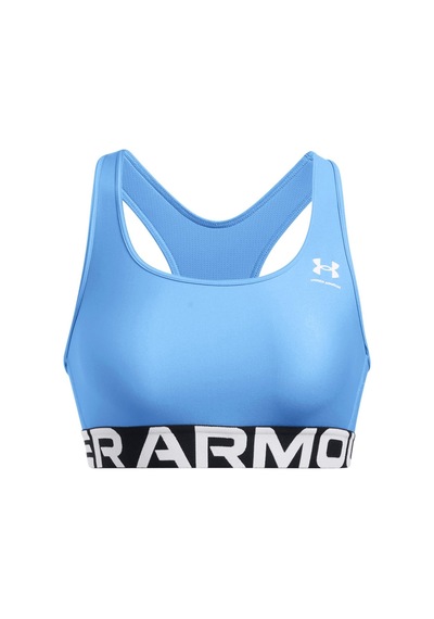 Under Armour Hg Mid Branded Kadın Sporcu Sütyeni Mavi
