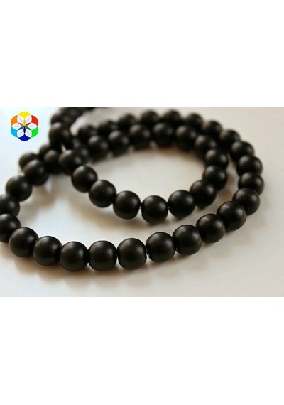 Onix (Oniks) Taşı Mat YARIM Dizi 8mm (18cm uzunluğundadır)
