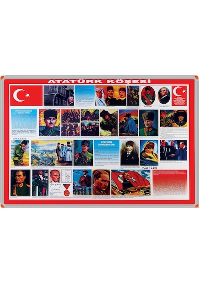 70X100 Atatürk Köşesi Panosu