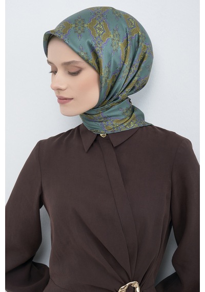Armine Saf İpek Sura Eşarp-2026 İlkbahar-yaz- 952200d Petrol Mavi