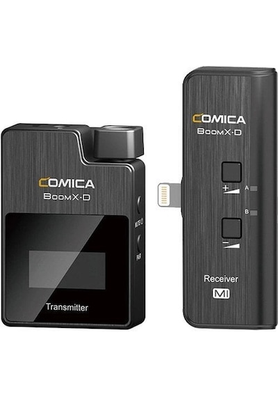 Comica Boomx-d Mı1 Apple Uyumlu iOS Tekli Yaka Röportaj Mikrofonu Apple Uyumlu iPhone İçin