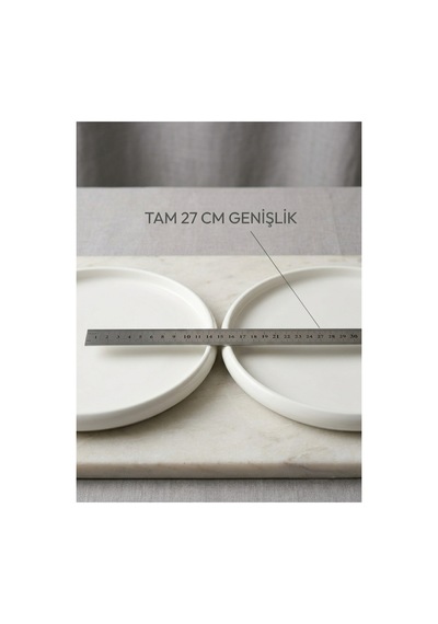 2'li Fine Porselen 27 Cm Servis Tabağı Seti - Modern Kırık Beyaz Yemek Ve Sunum Tabağı Kırık Beyaz - 893303006 Kırık Beyaz 2'li Fine Porselen 27 Cm Servis Tabağı Seti - Modern Kırık Beyaz Yemek Ve Sunum Tabağı Kırık Beyaz - 893303006 Kırık Beyaz