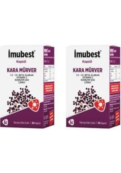 İmubest Kara Mürver 30 Kapsül 2'li Set