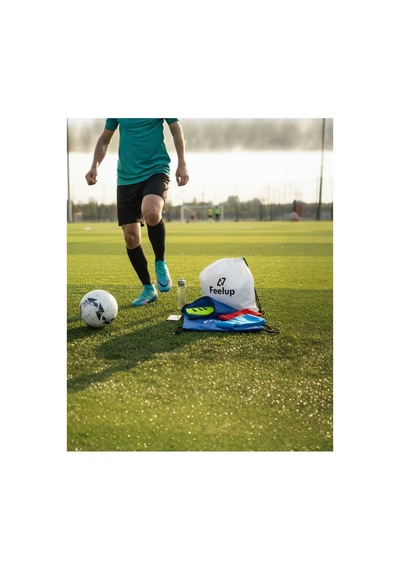 Football Laliga Pro Krampon 3'lü Set+çanta+çorap+tekmelik Mavi