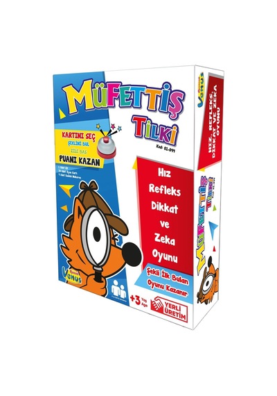 Dedektif Oyunu - Müfettiş Tilki Oyunu - 70 Kartlı - 9 Baskılı - 1