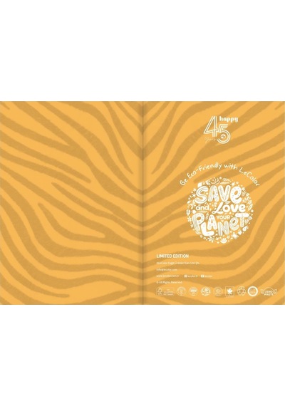 Keten Ciltli Düz Defter Zebra 17x24 Siyah