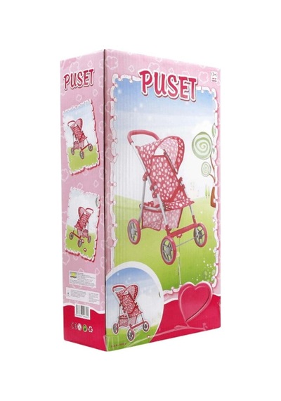 Nessiworld Puantiyeli 4 Tekerlekli Puset
