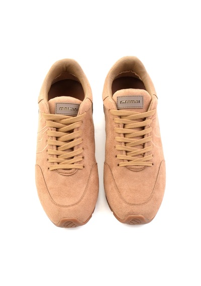 Bambi Camel Süet Kadın Sneaker K01791074072