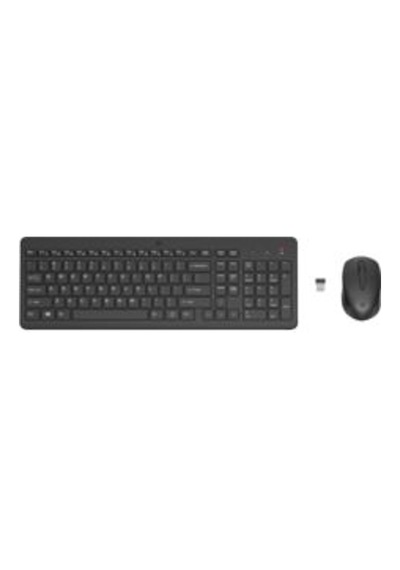 330 Wireless Mouse Keyboard Combo Set Ingilizce - Siyah - 2v9e6aa Diğer