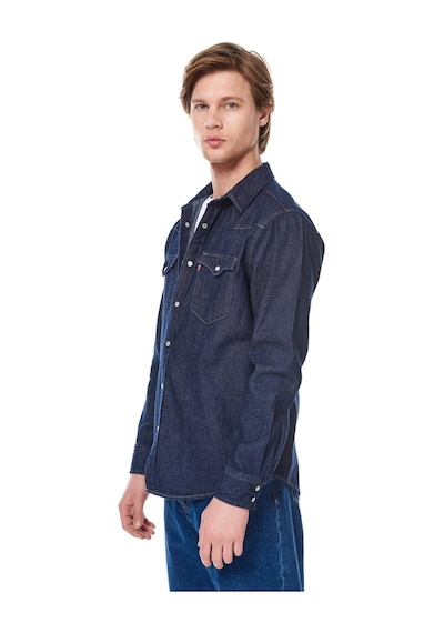 Levi's Classic Western Standard Red Cast Rinse Mavi Erkek Gömlek- Çok Renkli
