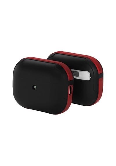 Movenchy Apple  Uyumlu - AirPods Pro 2 2.nesil Mo-a8 Armor Kılıf - Kırmızı