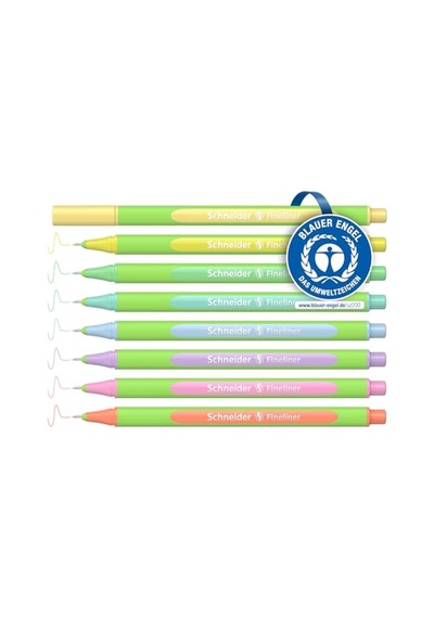 Ayrex Lıne-up Fiber Uç Klm 0,4 Pastel 8li Set 191088